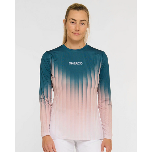Women's DHARCO RACE DUSTY PRISM Long Sleeve Jersey Black/Pink