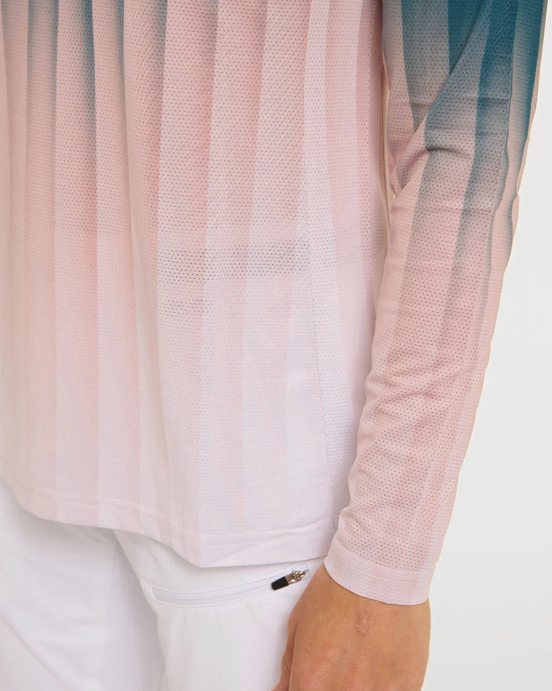 Damska koszulka z długim rękawem DHARCO RACE DUSTY PRISM czarny/różowy