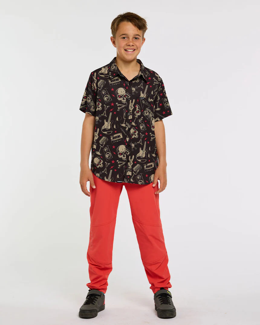 Koszulka techniczna DHARCO TECH PARTY ROCKNROLLA Junior czarna