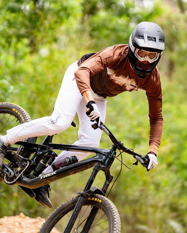 DHARCO GRAVITY DUNE Jersey z długim rękawem brązowy