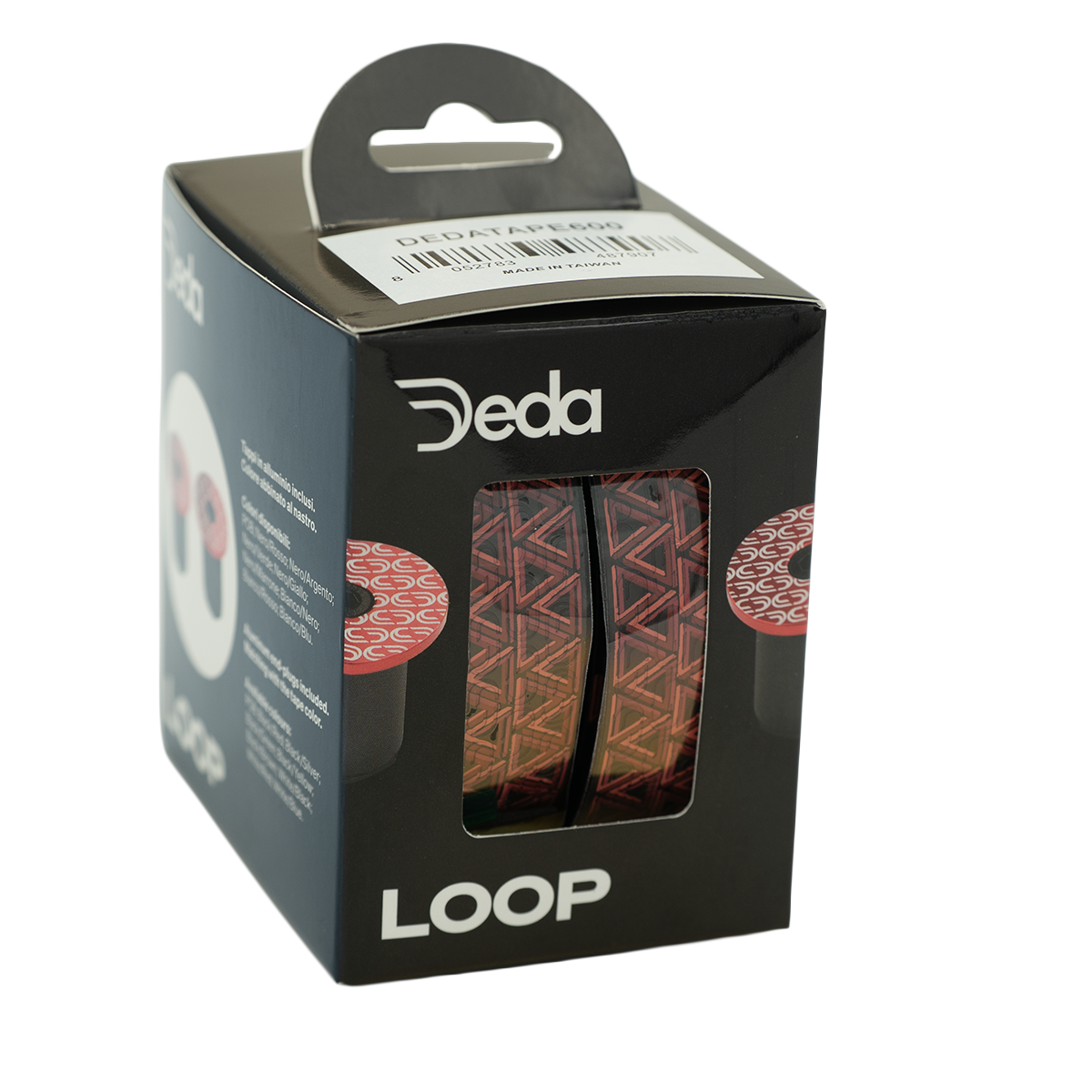 Bar tape DEDA LOOP + END-PLUG Black/Red
