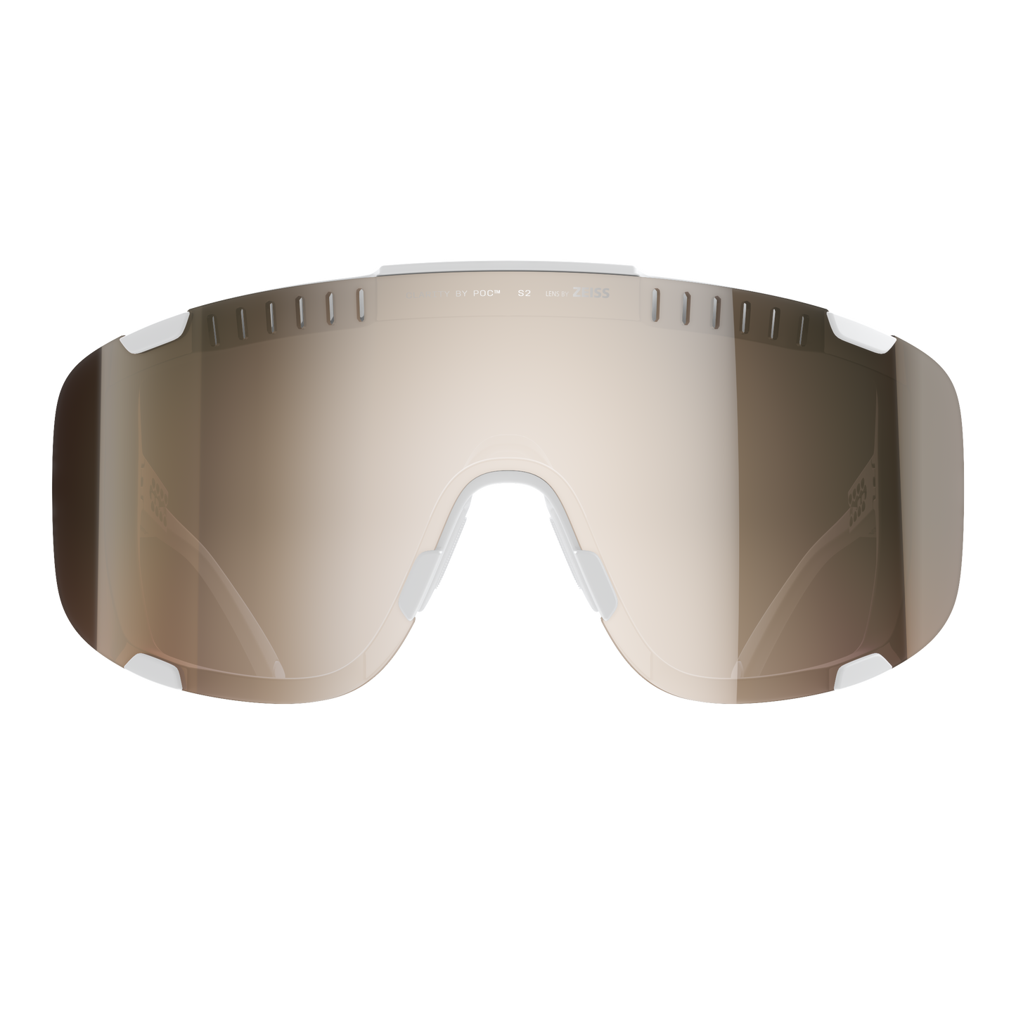 Gogle POC DEVOUR + srebrne soczewki White Clarity Trail Partly Sunny