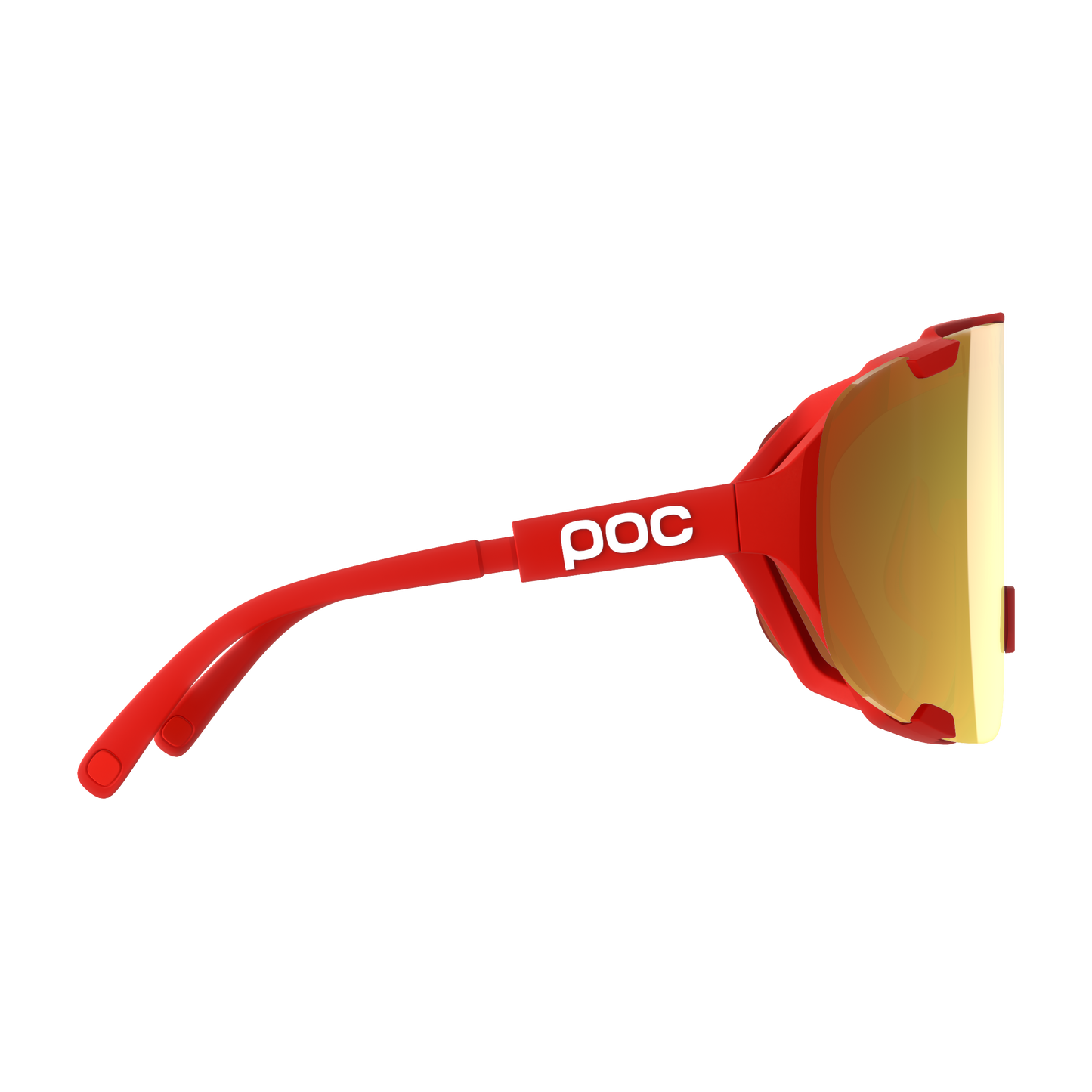 POC DEVOUR + Red Glasses Clarity Road Partly Sunny Gold