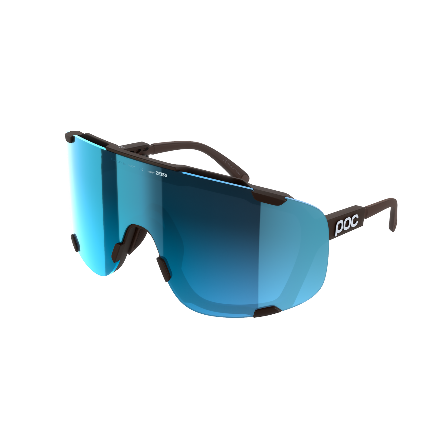 Okulary POC DEVOUR + Bronze Clarity Universal Sunny Turquoise Lens
