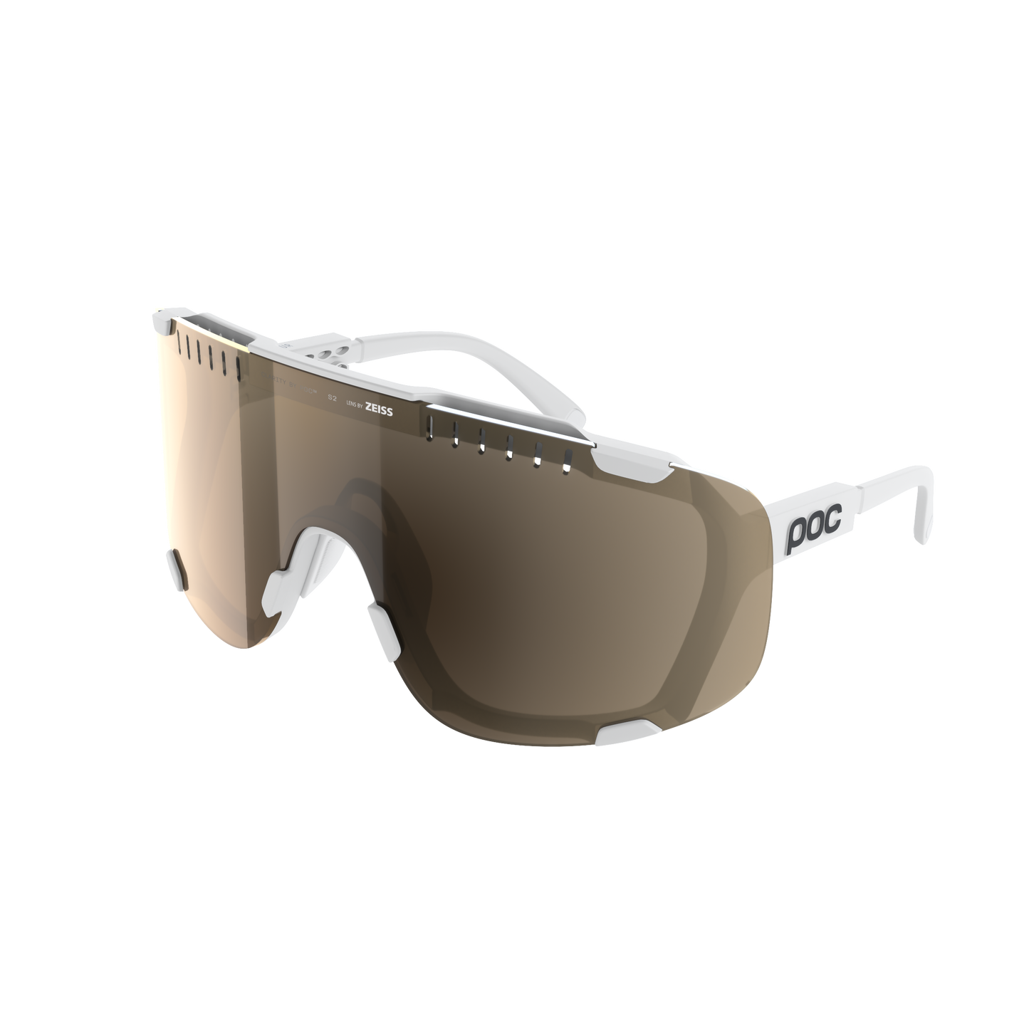 Gogle POC DEVOUR WF + White/Clarity Trail/Partly Sunny Silver