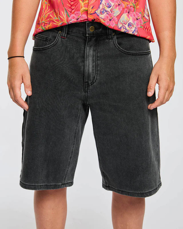 DHARCO JORT UNISEX COASTAL WASH Szorty Czarny