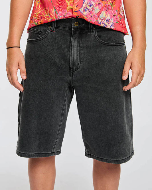 DHARCO JORT UNISEX COASTAL WASH Szorty Czarny