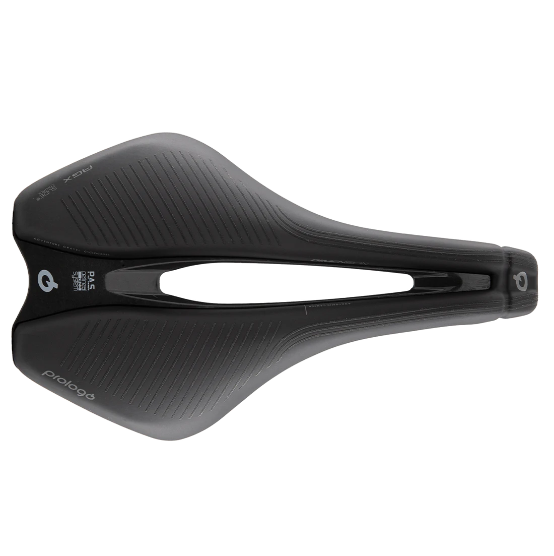 Saddle PROLOGO DIMENSION AGX SLIDE CONTROL Nack Rails Black