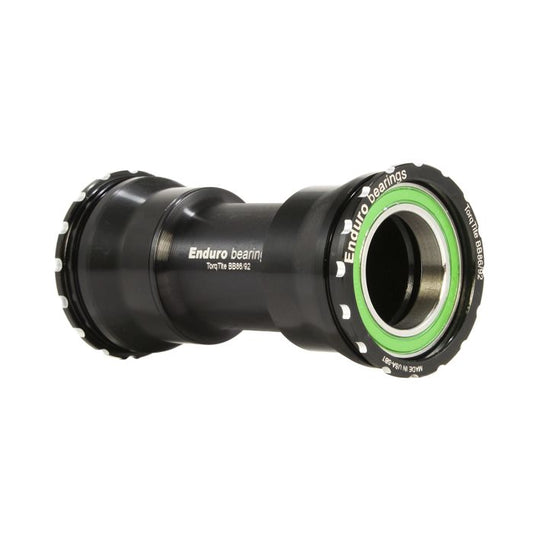 ŁOŻYSKA ENDURO Wspornik dolny TorqTite BB86/92 Oś 24 mm Stal nierdzewna Czarny