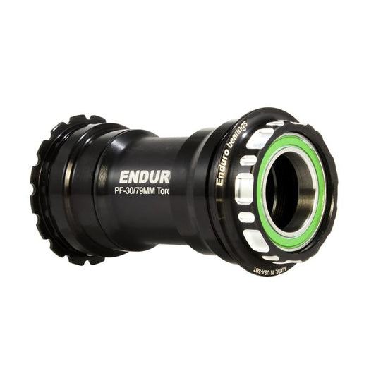 ŁOŻYSKA ENDURO Wspornik dolny TorqTite BBright 24 mm Oś Stal nierdzewna Czarny