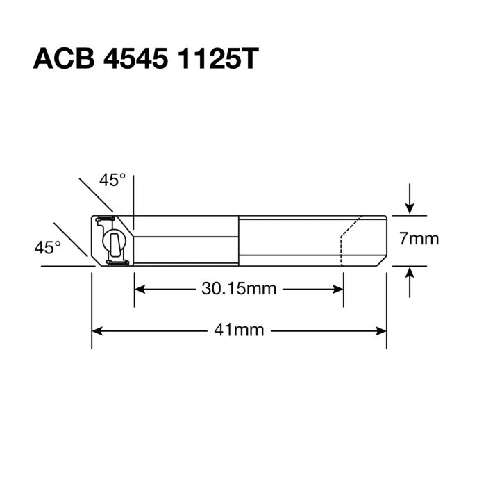ENDURO BEARINGS 1125T - 440c nierdzewne łożysko sterujące 30,15x41x7 (45x45°) ACB