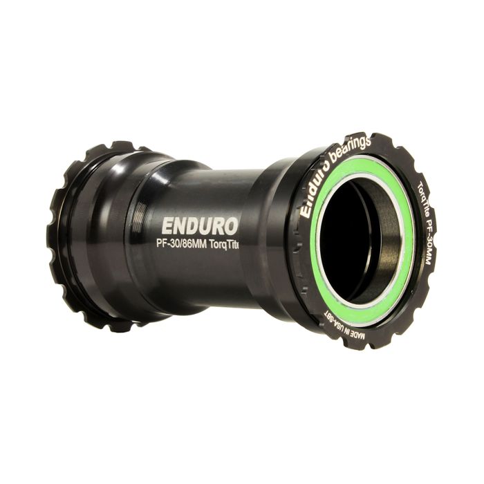 Bottom bracket ENDURO BEARINGS TorqTite BB386 Axle DUB Inox Black
