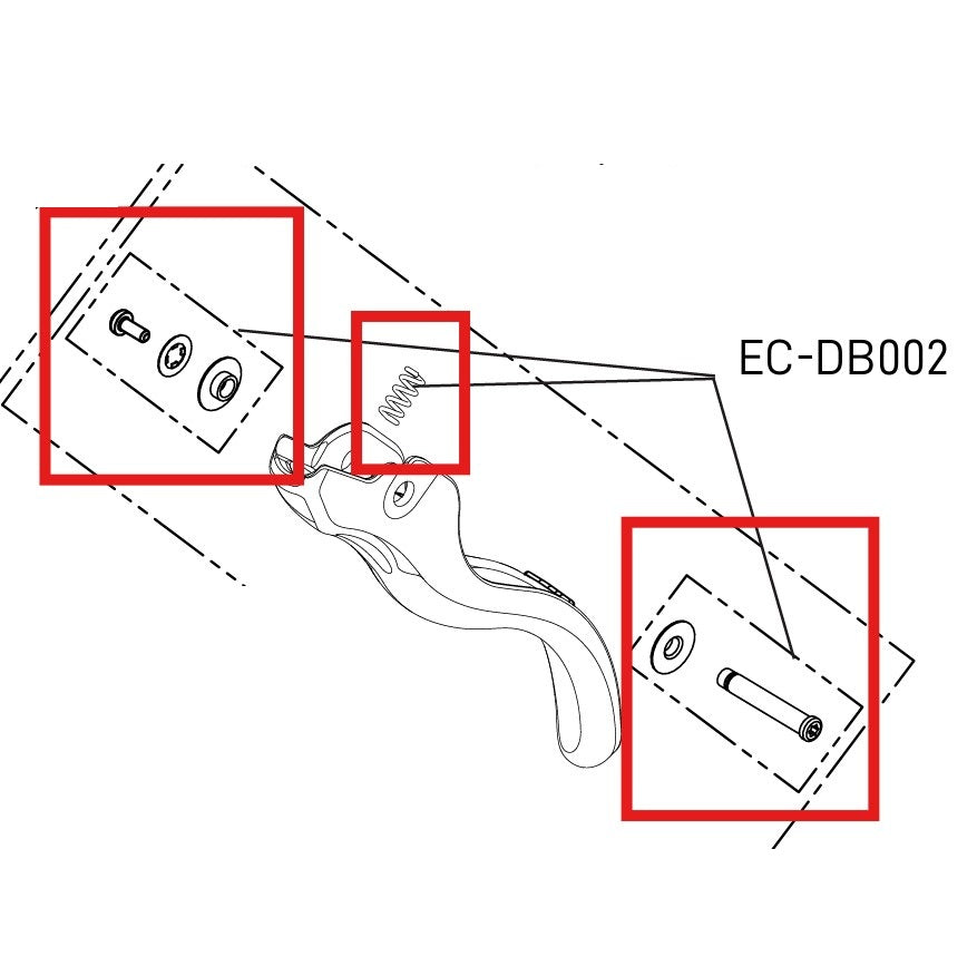 ZESTAW ŚRUB CAMPAGNOLO DO HYDRAULICZNEJ DŹWIGNI HAMULCA 12/13 PRĘDKOŚCI