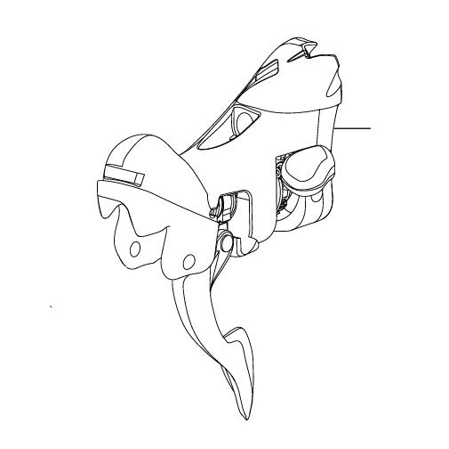 BLOK INDEKSUJĄCY LEWY CAMPAGNOLO SUPER RECORD ULTRA-SHIFT 12V 2019