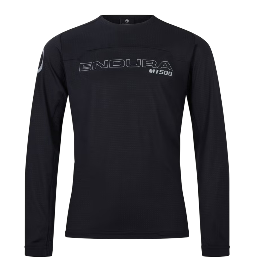 ENDURA MT500 BURNER Junior Long Sleeve Jersey Black