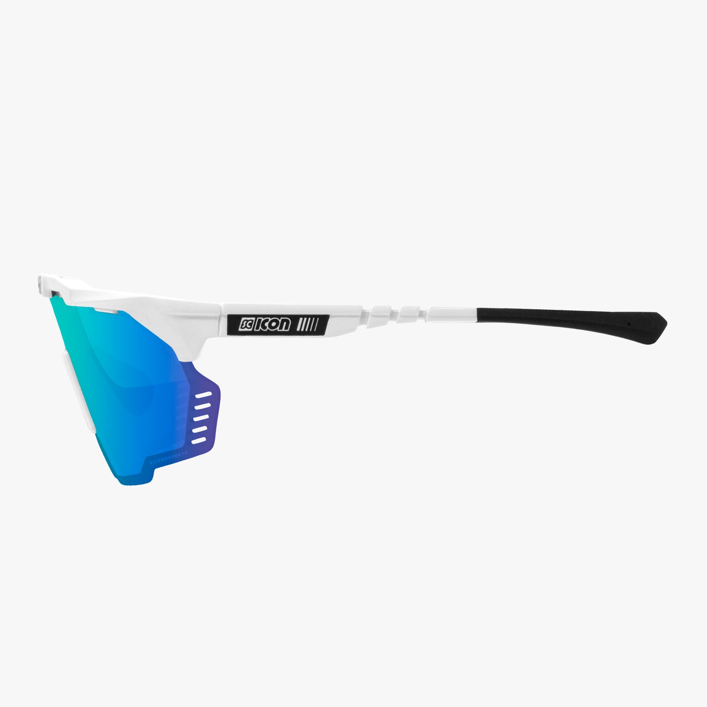 Okulary przeciwsłoneczne SCICON AEROSHADE KUNKEN White Multimirror Blue