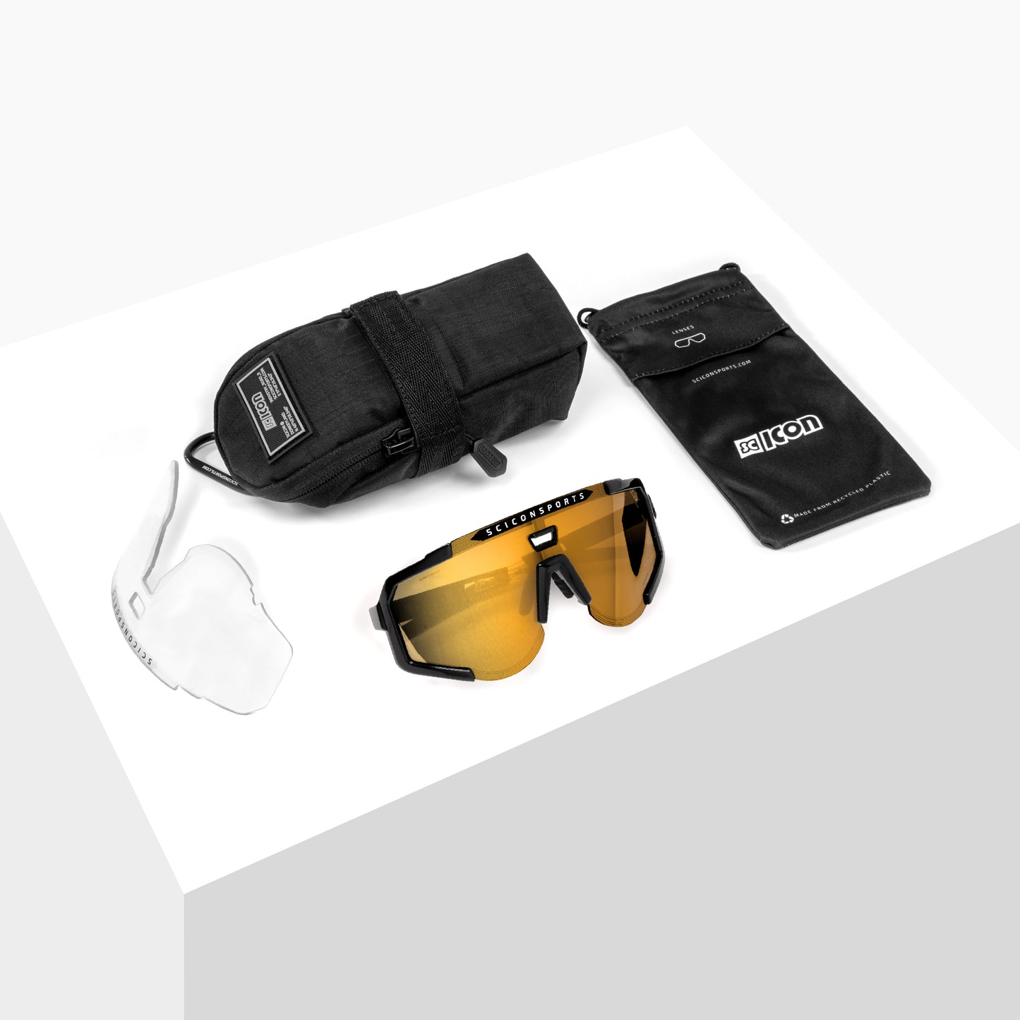 Glasses SCICON AEROSCOPE White Multimirror Bronze