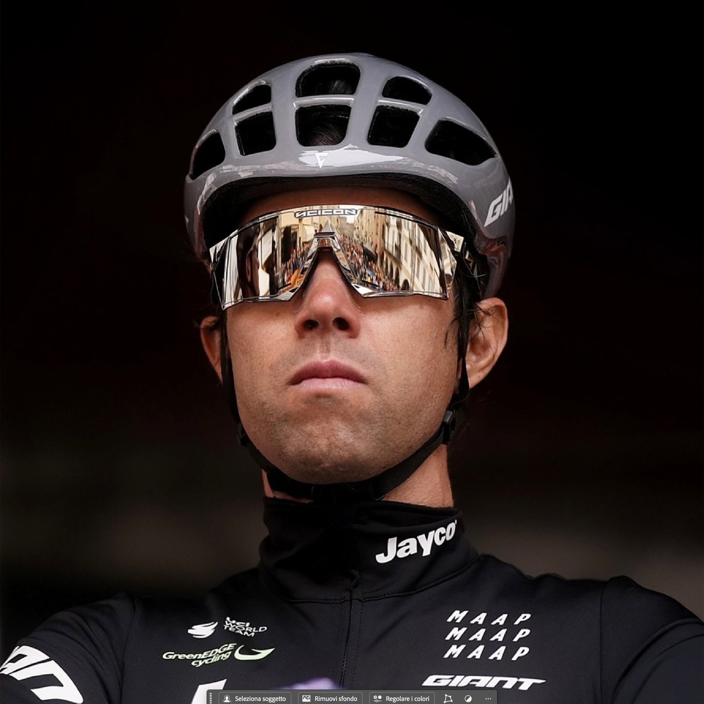 SCICON AEROSTORM Multimirror Gold goggles