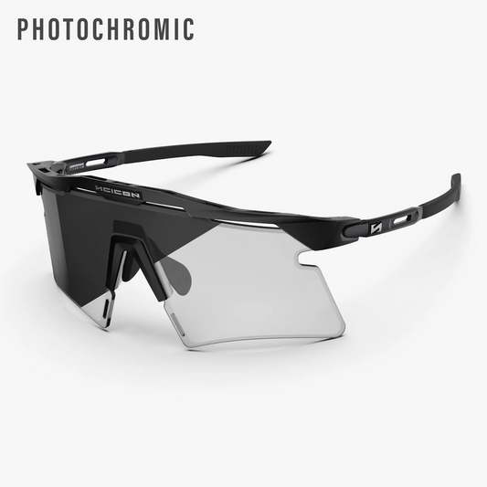 SCICON AEROSHADE 2.0 TITANIUM Glasses Black Matt Grey Photochromic Lens