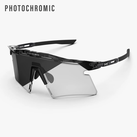 SCICON AEROSHADE 2.0 TITANIUM Glasses Black Crystal Gloss Grey Photochromic Lens