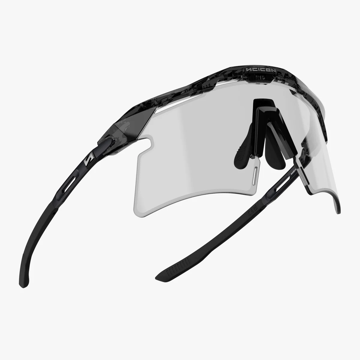 Okulary przeciwsłoneczne SCICON AEROSHADE 2.0 TITANIUM Black Crystal Gloss Grey Photochromic Lens