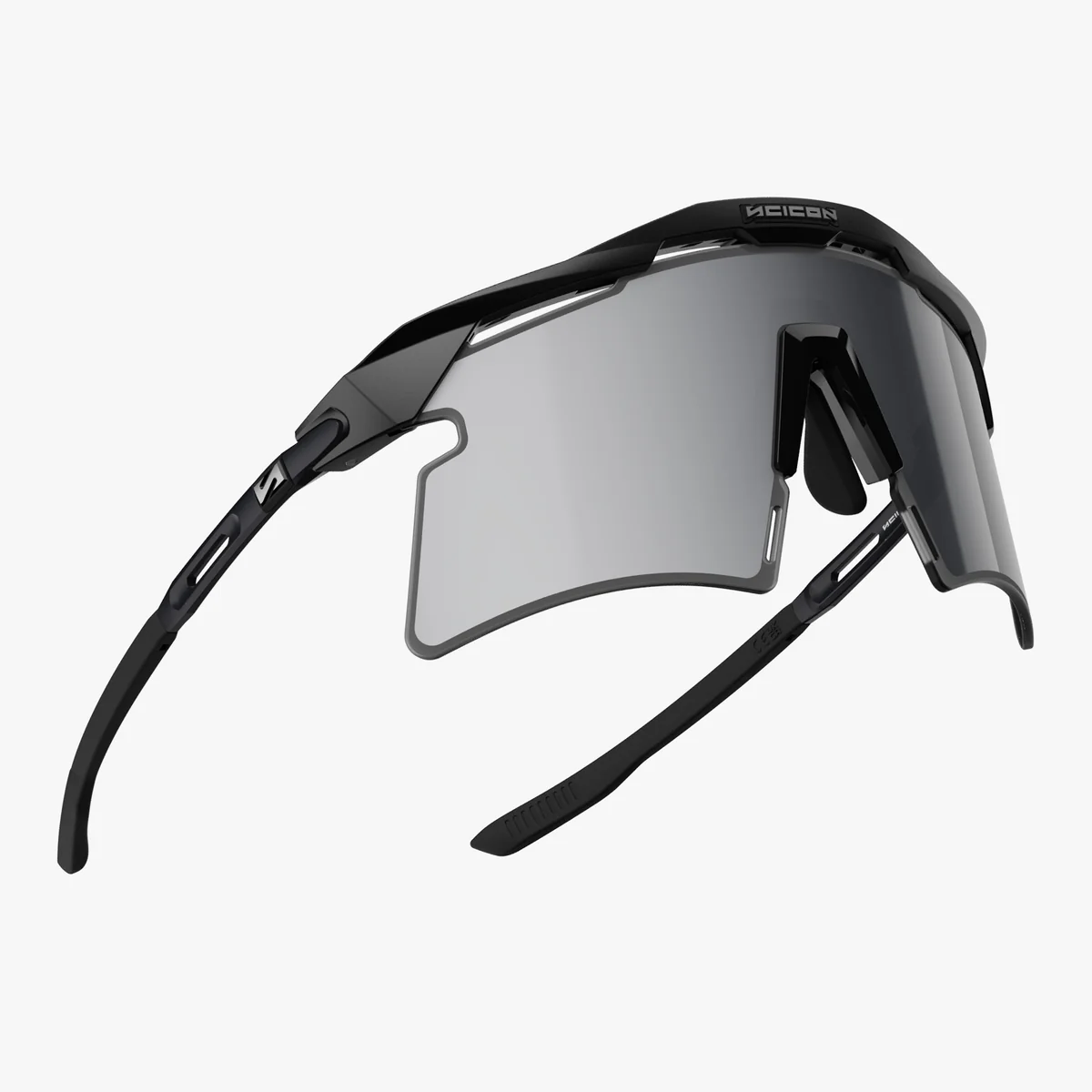 Okulary SCICON AEROSHADE 2.0 TITANIUM Matt Black Multimirror Silver + różowe soczewki