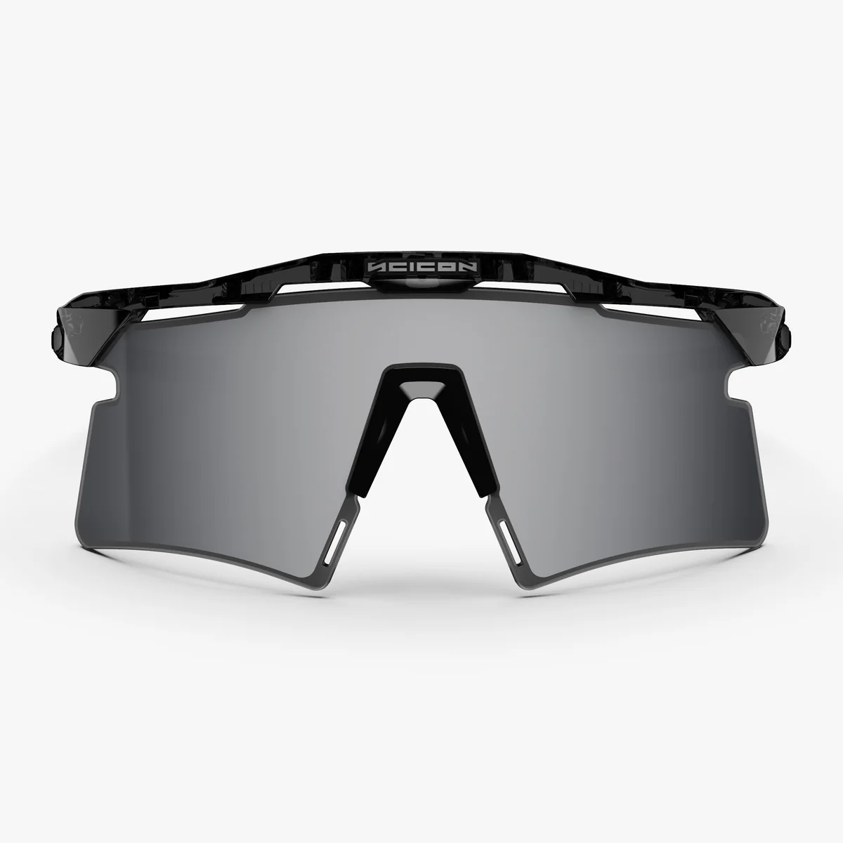 Okulary SCICON AEROSHADE 2.0 TITANIUM Czarny kryształ z połyskiem Multimirror Silver + różowe soczewki