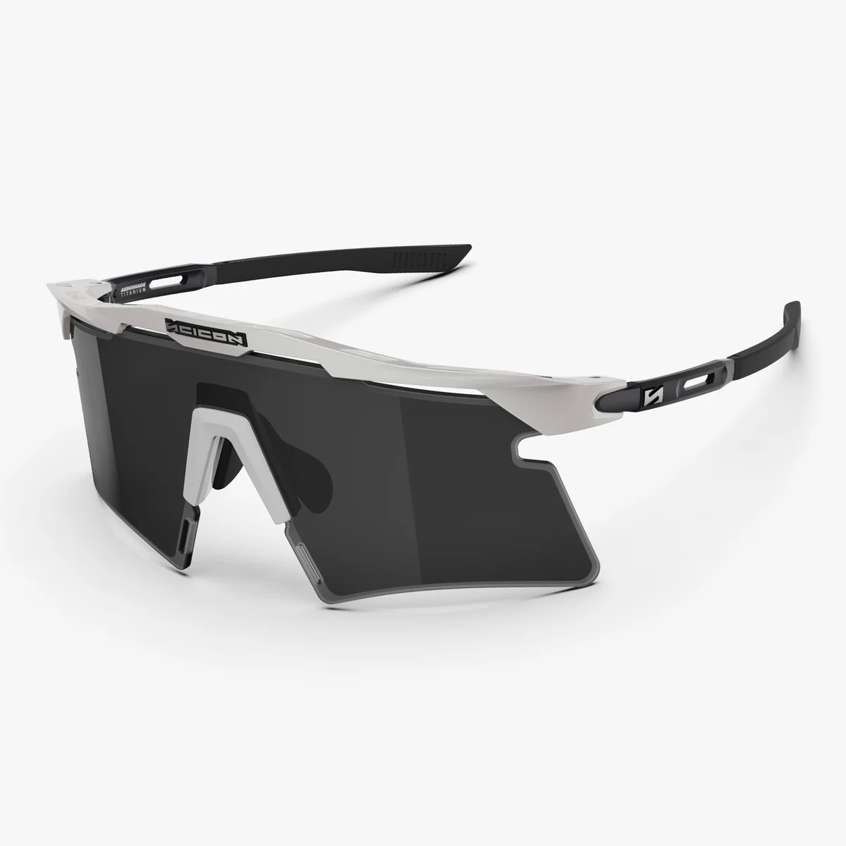 Okulary SCICON AEROSHADE 2.0 TITANIUM White Metal Smoke Black + Pink