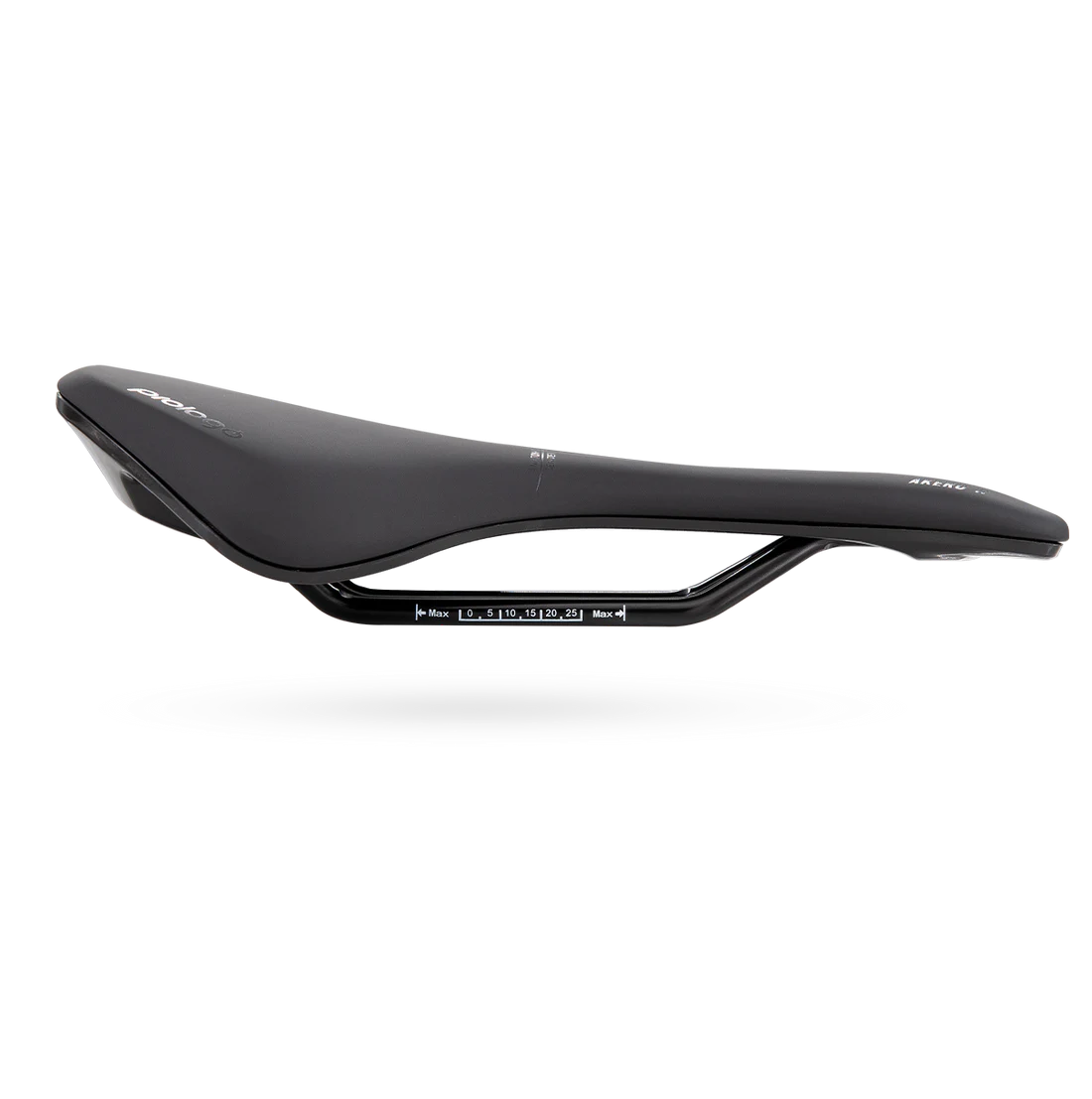 Saddle PROLOGO AKERO R RECYCLED PAS Steel rails 150mm