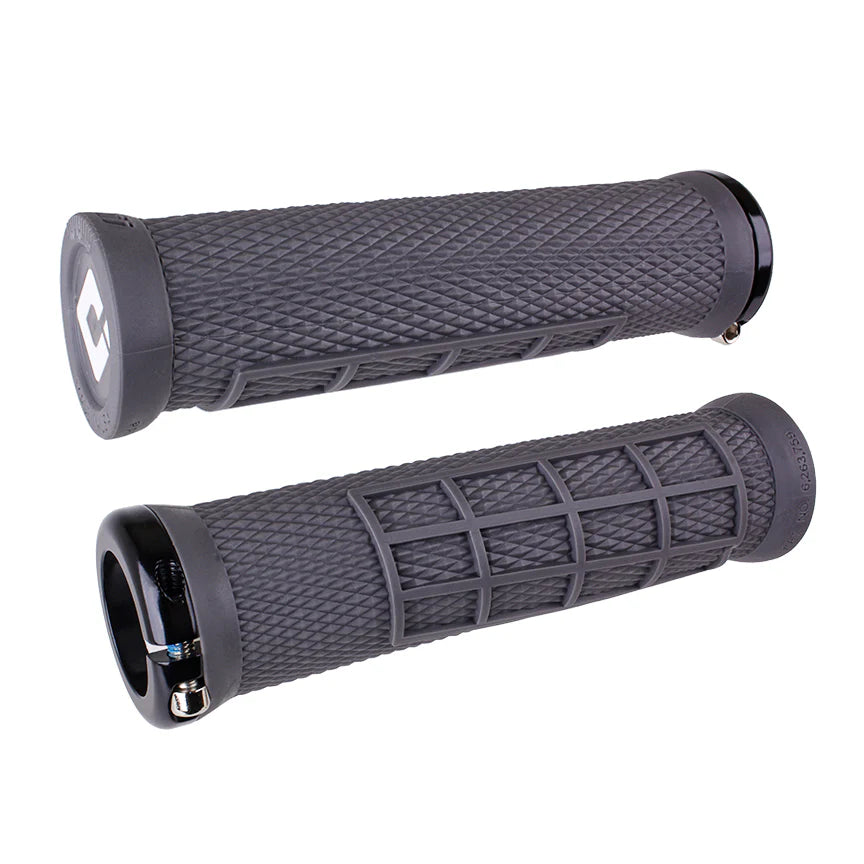 Chwyty ODI ELITE FLOW Lock-On 130 mm, szare