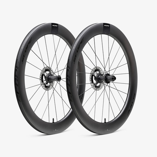 Komplet kół SCOPE Race R6 Tubeless Ready (Centerlock) Czarny