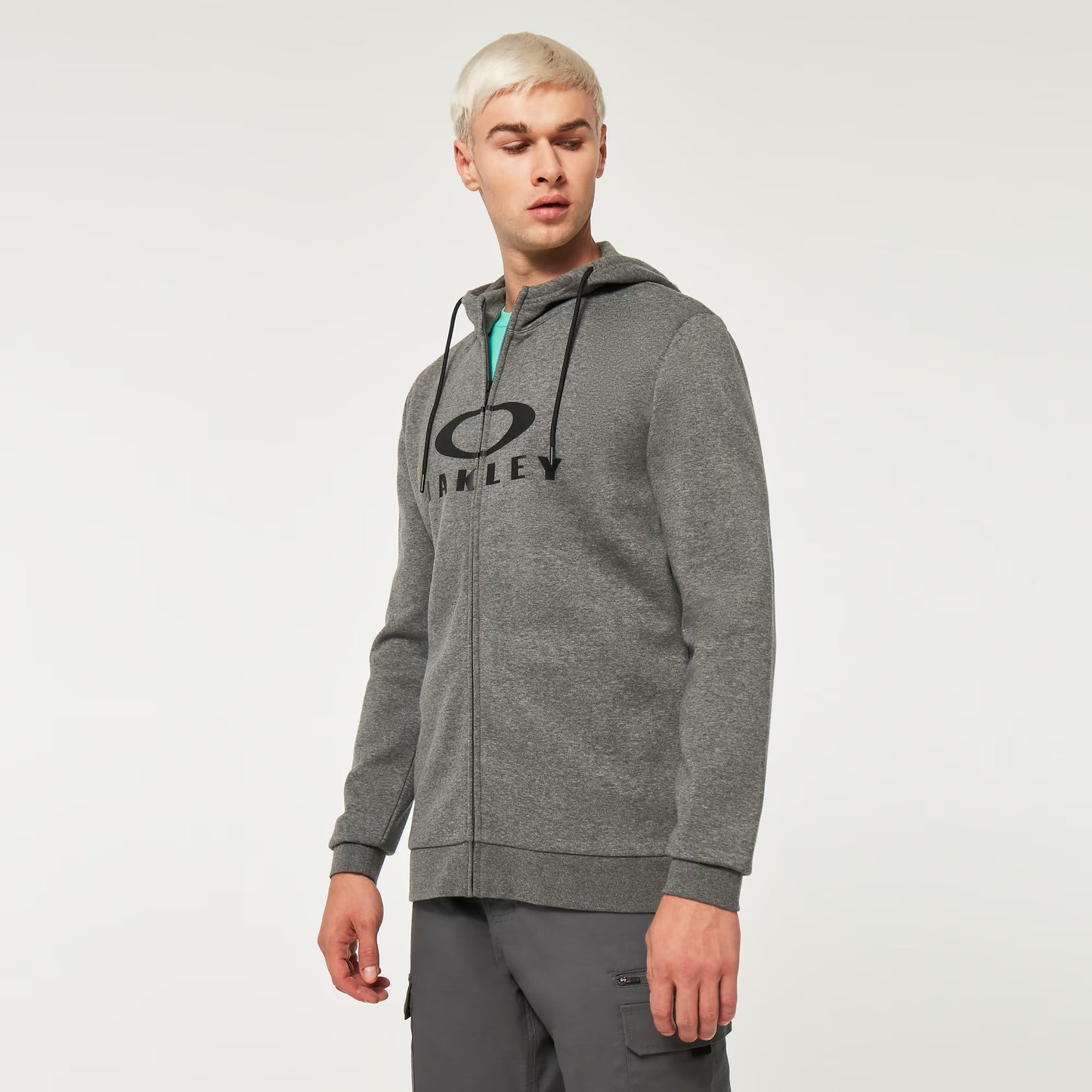 Hoodie OAKLEY BARK FZ HOODIE 2.0 New Athletic Grey