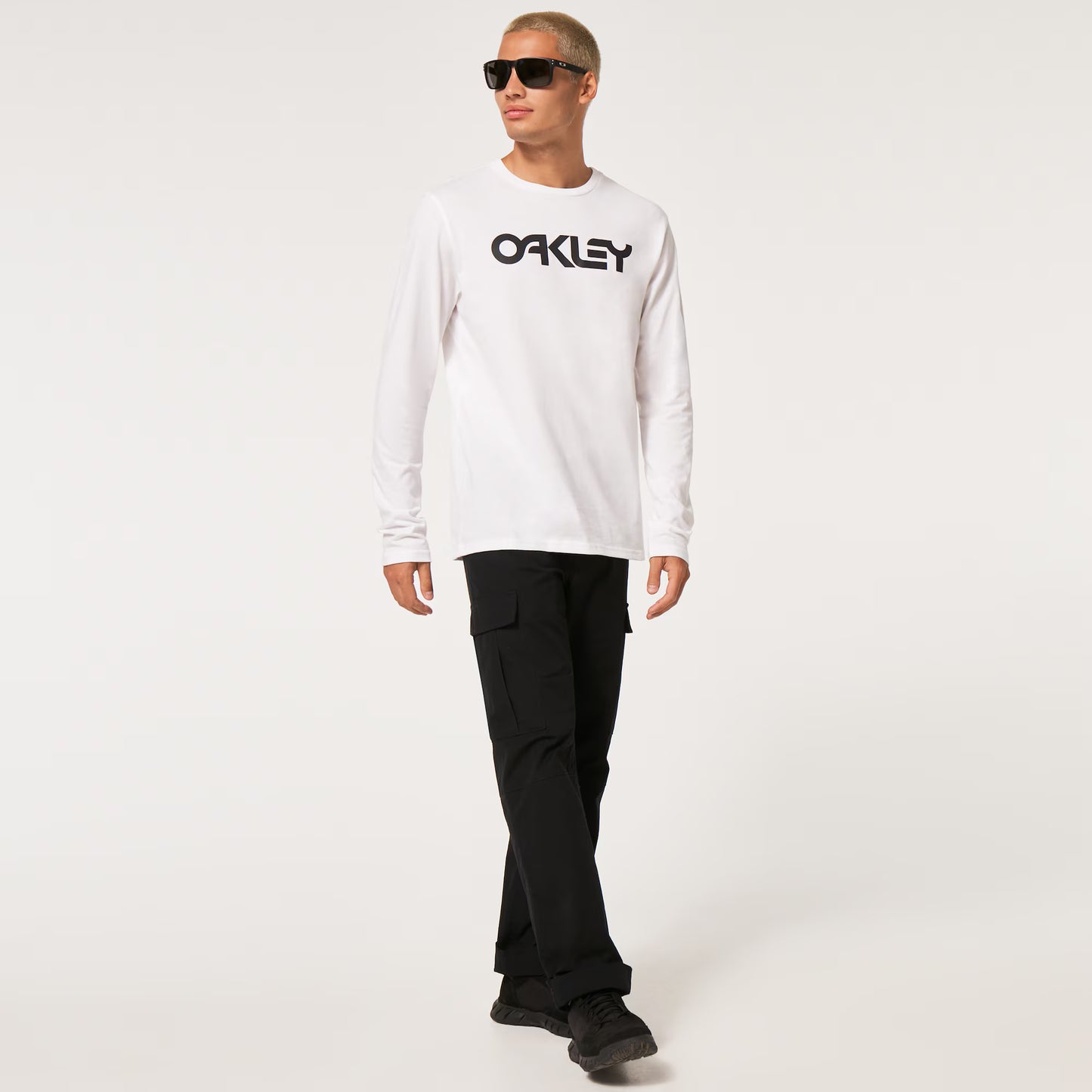 Koszulka z długim rękawem OAKLEY MARK II 2.0 biały/czarny