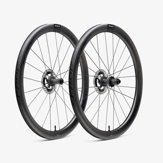 Komplet kół SCOPE Race R4 Tubeless Ready (Centerlock) Czarny