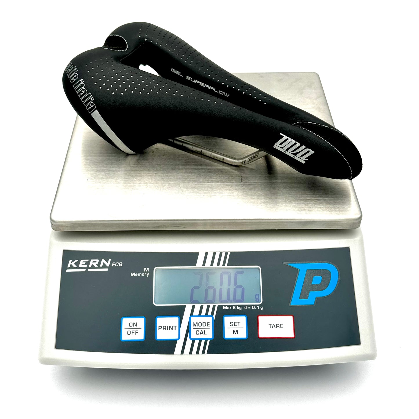 Siodło SELLE ITALIA DIVA GEL SUPERFLOW S Szyny damskie TI316