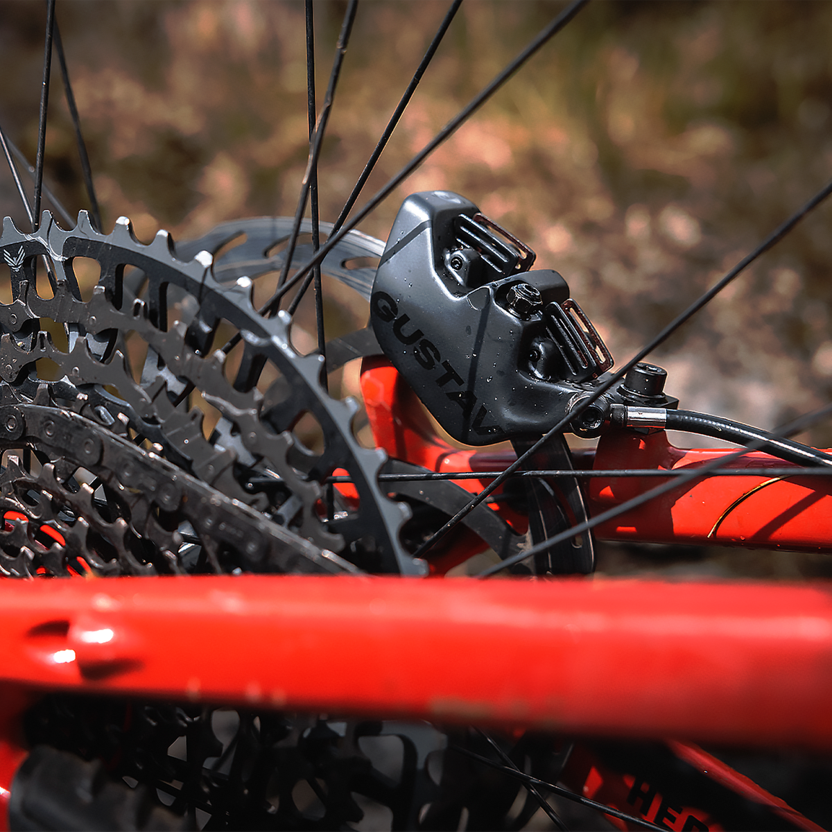 Pair of Magura Gustav Pro brakes (with discs) Pack First Edition