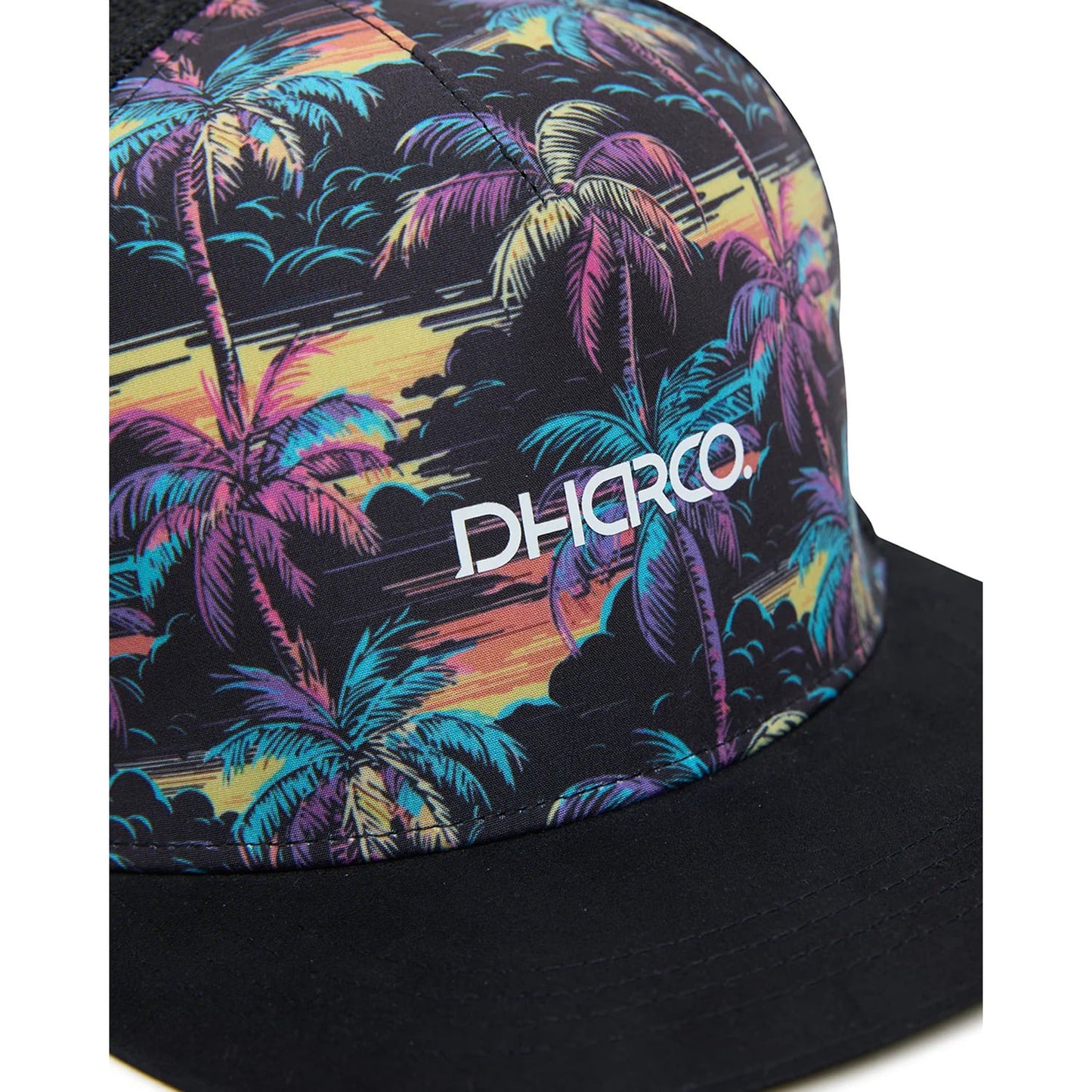 DHARCO FLAT BRIM TRUCKER STOKE WIZZARD Czapka czarny