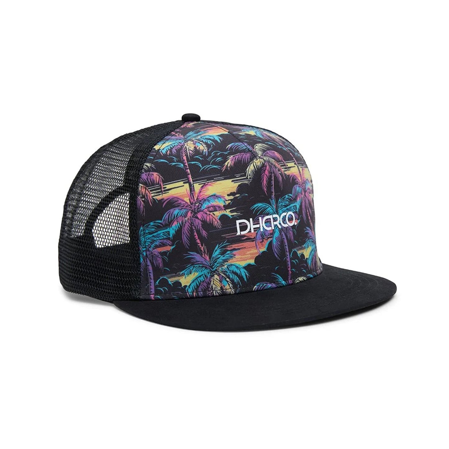 DHARCO FLAT BRIM TRUCKER STOKE WIZZARD Cap Black