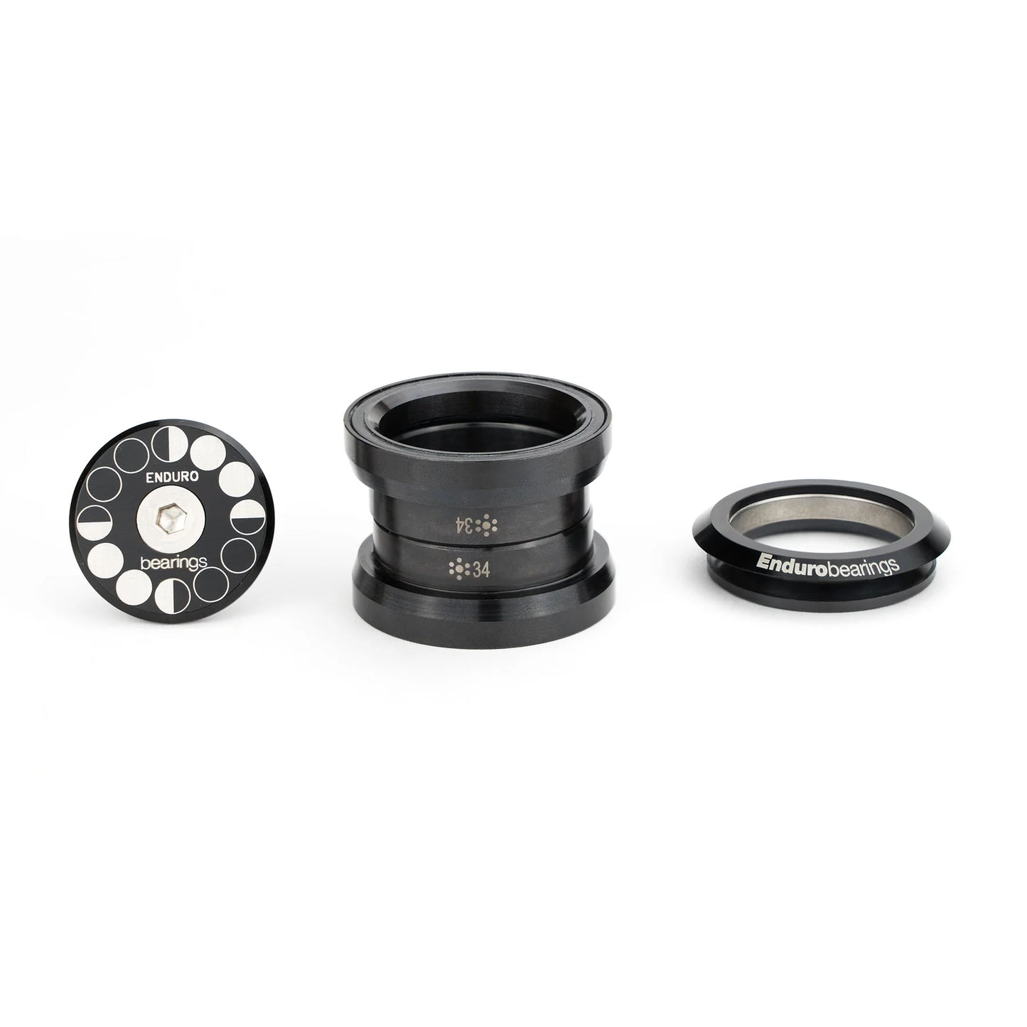 ENDURO BEARINGS Headset 1 1/8 EC34/EC34mm Black Oxide
