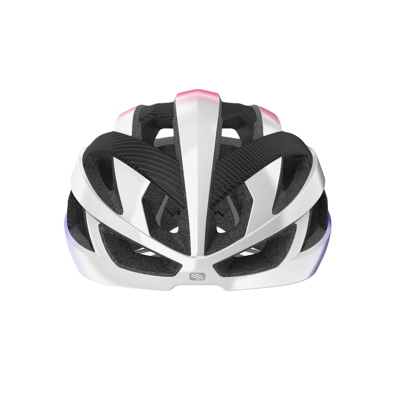 Kask szosowy RUDY PROJECT REBEL CARBON biały/fioletowy/różowy