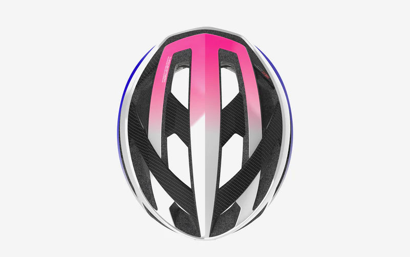 Kask szosowy RUDY PROJECT REBEL CARBON biały/fioletowy/różowy