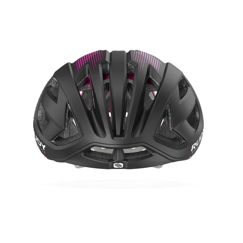 Kask szosowy RUDY PROJECT EGOS czarny/różowy