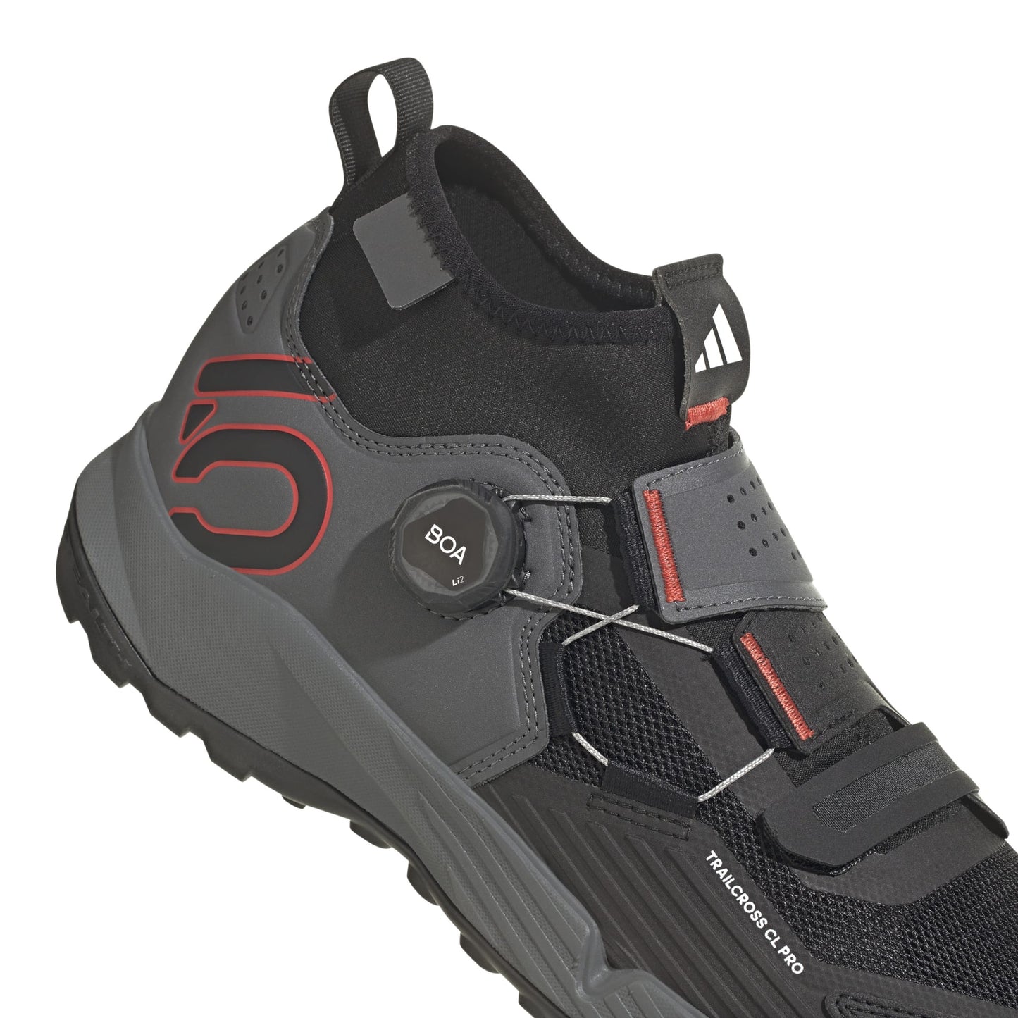 FIVE TEN TRAILCROSS PRO CLIP-IN MTB Shoes Grey/Black/Red