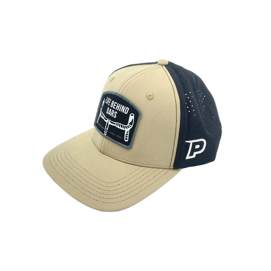 Czapka z daszkiem PROBIKESHOP SNAPBACK Beżowa/Czarna