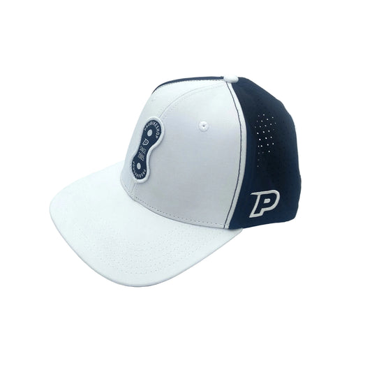 Czapka z daszkiem PROBIKESHOP SNAPBACK biała/czarna