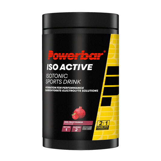 POWERBAR ISOACTIVE Energy Drink (600 g) Czerwone owoce