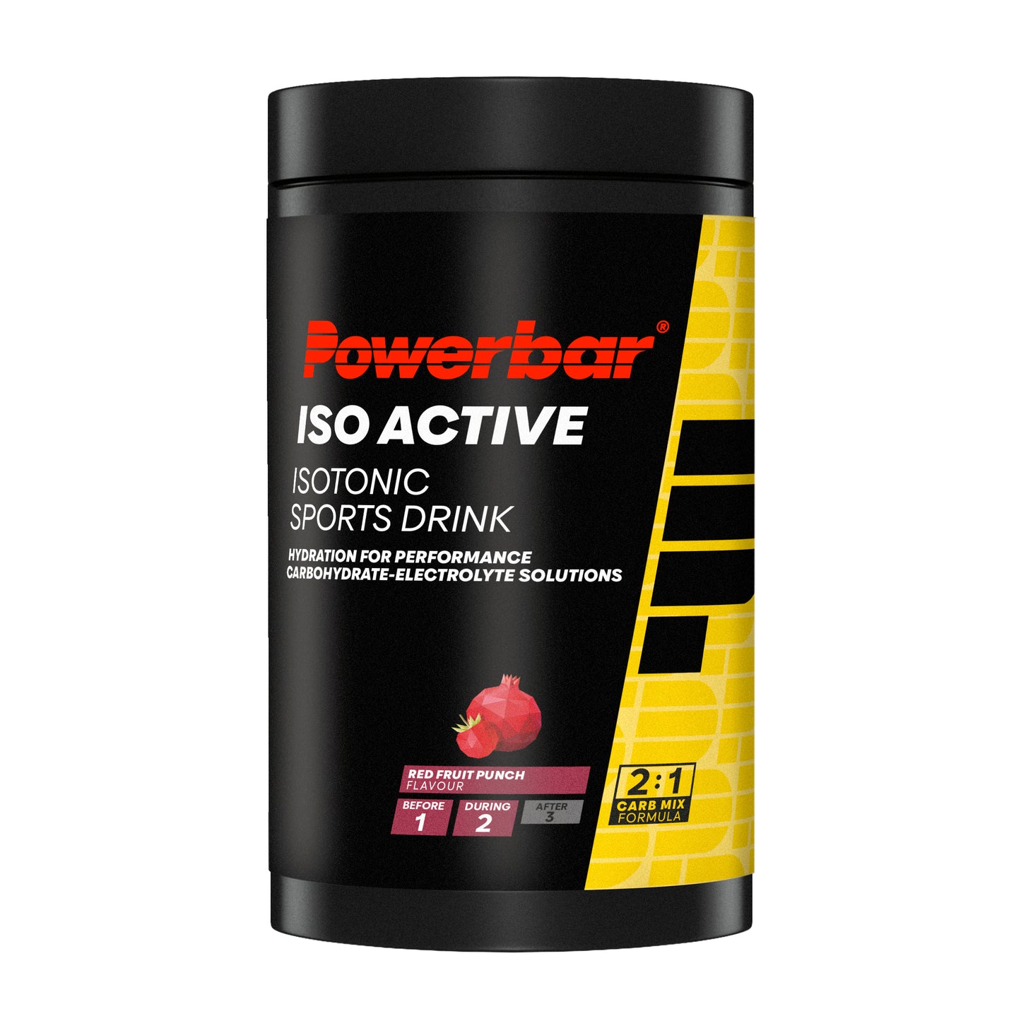 POWERBAR ISOACTIVE Energy Drink (600 g) Czerwone owoce