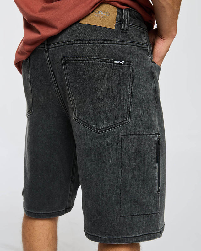 DHARCO JORT UNISEX COASTAL WASH Szorty Czarny
