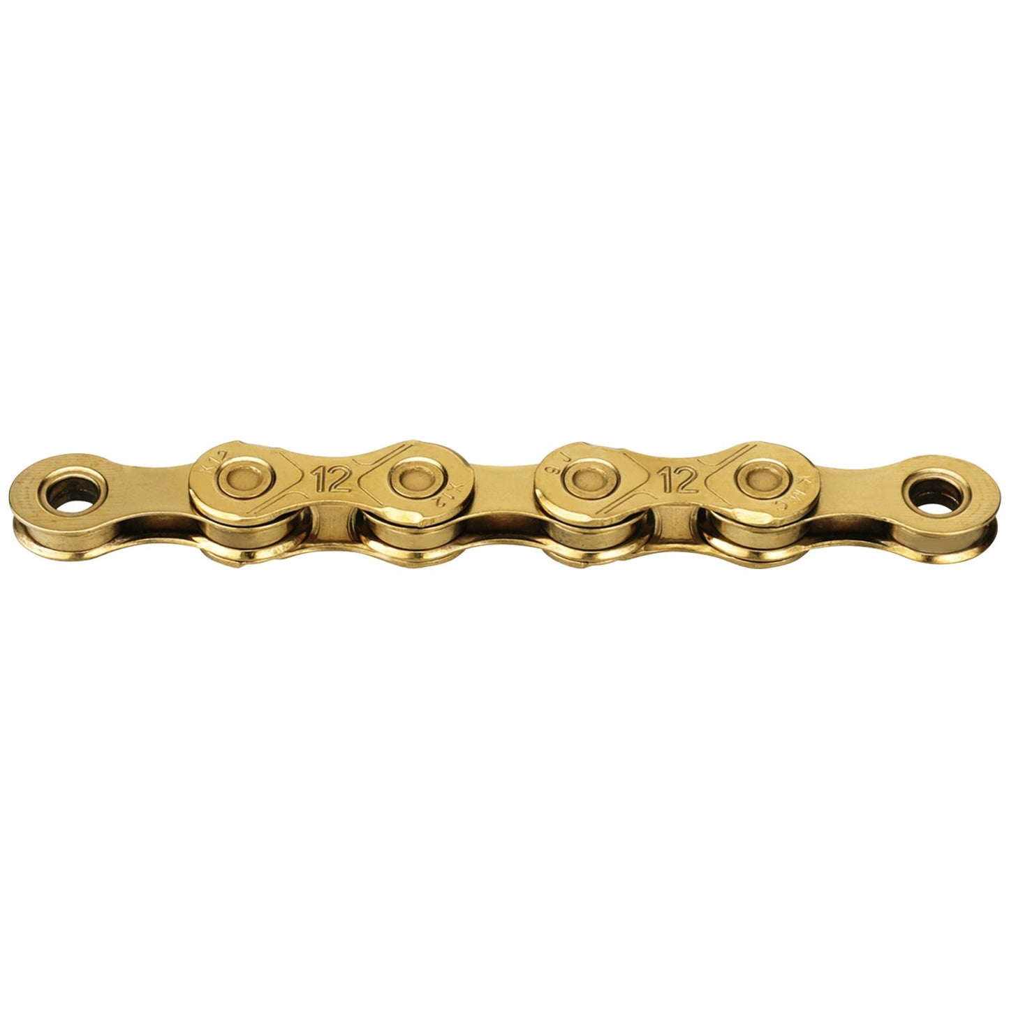 Łańcuch 12 V KMC X12, woskowany, złoty