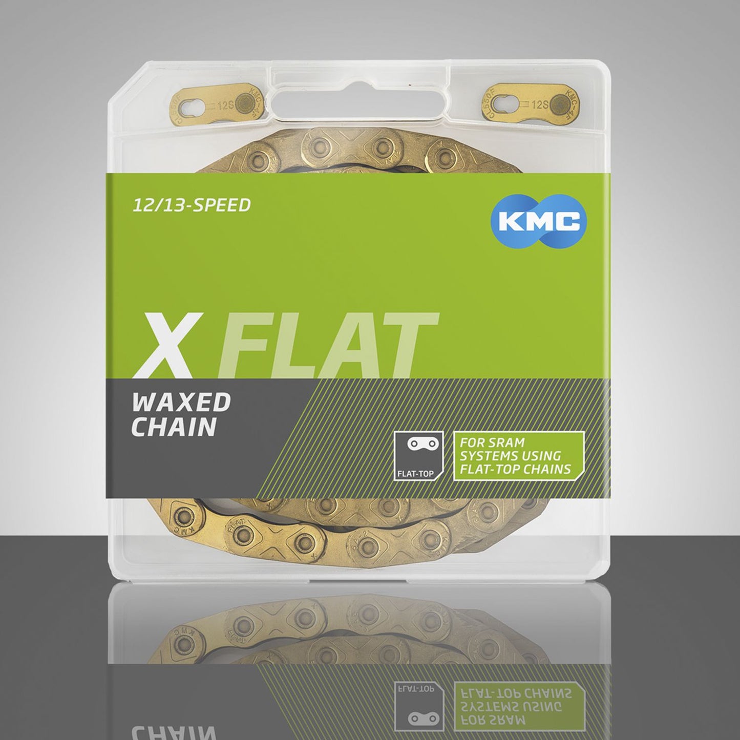 Łańcuch 12/13 V KMC X Flat Waxed Or